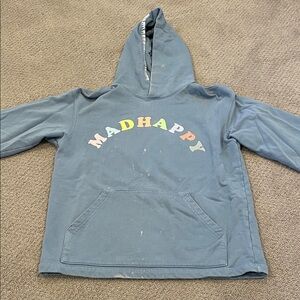 Madhappy Kids Multicolor Logo Blue Hoodie